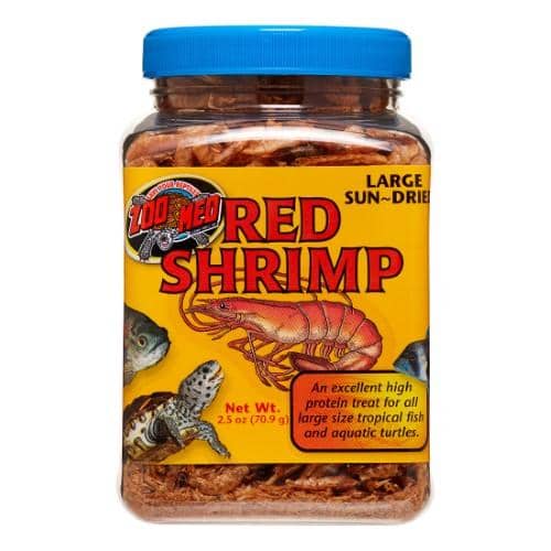Zoo Med Large Sun-Dried Red Shrimp