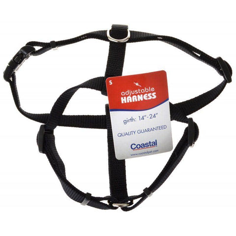 Image of Tuff Collar Nylon Adjustable Harness - Black
