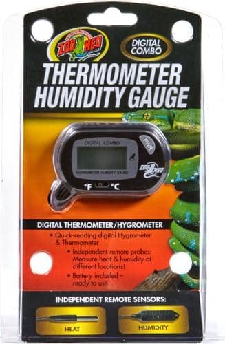 Zoo Med Digital Thermometer Humidity Gauge