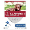 K9 Advantix II Flea & Tick Treatment for Dogs over 55 LB