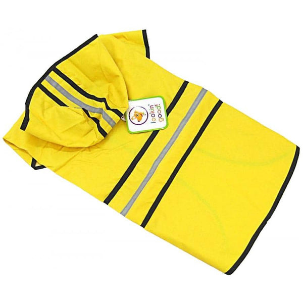 Image of Fashion Pet Rainy Day Dog Slicker - Yellow
