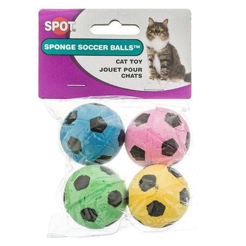 Image of Spot Spotnips Sponge Soccer Balls Cat Toys