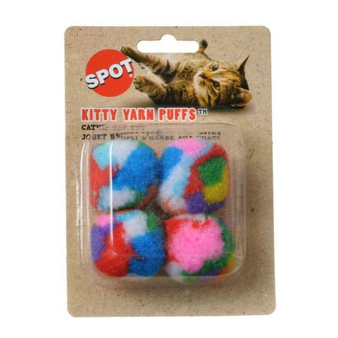 Image of Spot Spotnips Yarn Puffballs Cat Toys