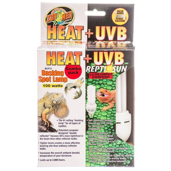 Image of Zoo Med Heat + UVB Combo Pack