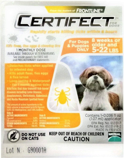 Certifect Flea and Tick Treatment for Dogs