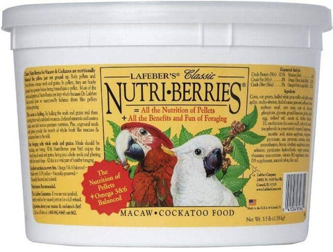 Image of Lafeber Classic Nutri-Berries Macaw & Cockatoo Food