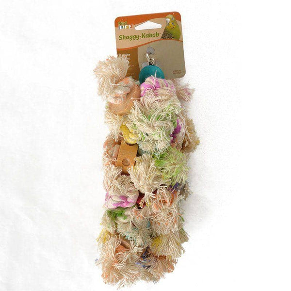 Image of Penn Plax Bird Life Shaggy-Kabob Parrot Toy