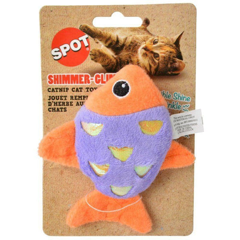 Image of Spot Shimmer Glimmer Fish Catnip Toy - Assorted Colors