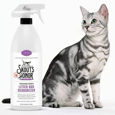 Skouts Honor Cat Litter Box Deodorizer 35 Oz