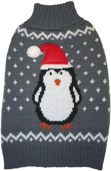 Image of Fashion Pet Gray Penguin Dog Sweater