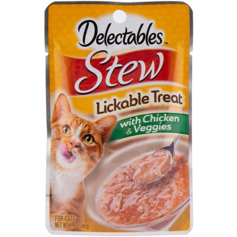 Image of Hartz Delectables Stew Lickable Treat for Cats Chicken and Veggies