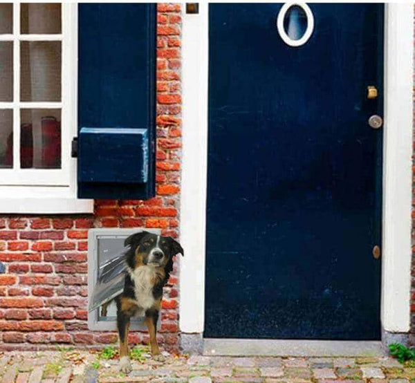 Image of Ideal Pet Products Ruff-Weather Pet Door with Telescoping Frame