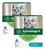 Advantage II Flea and Lice Treatment for Kittens 2-5 Lbs