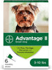 Advantage II Flea and Lice Treatment Under 10 LB