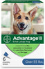 Advantage II Flea and Lice Treatment over 55 LB