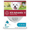 K9 Advantix II Flea & Tick Treatment for Dogs 11-20 LB