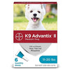 K9 Advantix II Flea & Tick Treatment for Dogs 11-20 LB