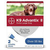 K9 Advantix II Flea & Tick Treatment for Dogs over 55 LB