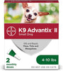 K9 Advantix Flea and Tick Treatment for Dogs Under 10 LB