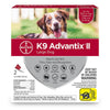 K9 Advantix II Flea & Tick Treatment for Dogs 21-55 LB