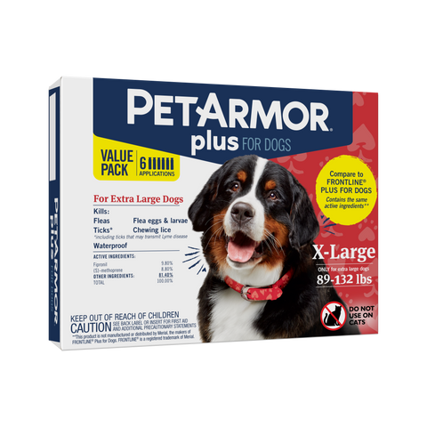 PETARMOR Plus Flea & Tick Prevention for Dogs