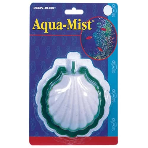 Penn-Plax Aqua-Mist Air Stone Shell White, Green 1 Ea