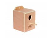 Prevue Pet Products Inside Mounting Finch Nest Box Natural Hardwood 1ea/Small