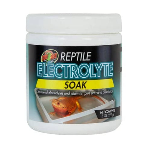 Zoo Med Reptile Electrolyte Soak Supplement 8 Fl Oz