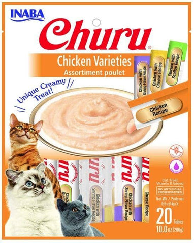Image of Inaba Churu Chicken Varieties Creamy Cat Treat