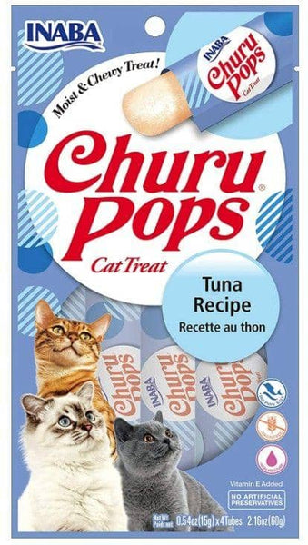 Image of Inaba Churu Pops Tuna Recipe Cat Treat