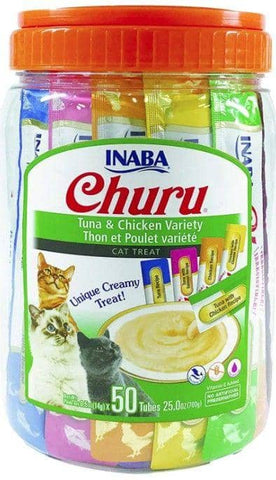 Image of Inaba Churu Tuna and Chicken Variety Creamy Cat Treat