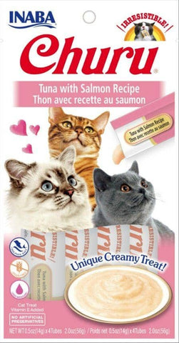Image of Inaba Churu Tuna with Salmon Recipe Creamy Cat Treat