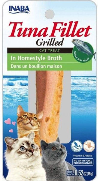 Image of Inaba Tuna Fillet Grilled Cat Treat in Homestyle Broth