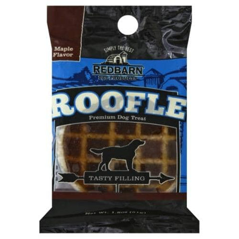 Redbarn Roofle Waffle Shaped Dog Treats Maple