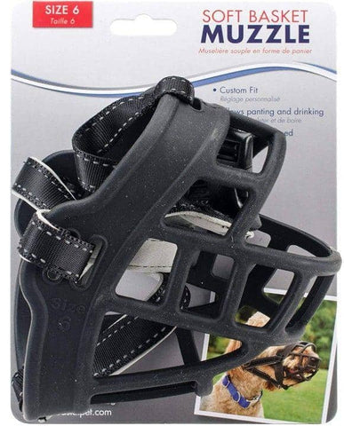 Image of Coastal Pet Soft Basket Muzzle for Dogs Black