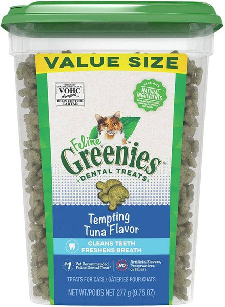 Image of Greenies Feline Dental Treats Tempting Tuna Flavor