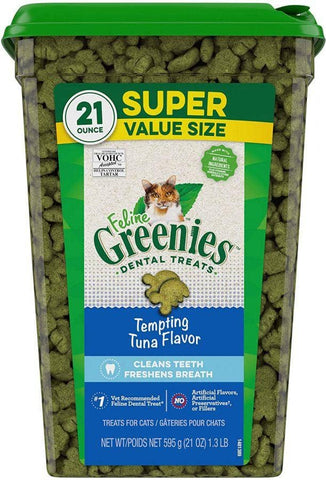 Image of Greenies Feline Dental Treats Tempting Tuna Flavor