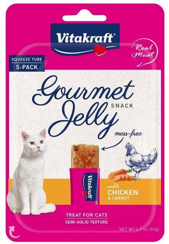 Image of VitaKraft Gourmet Jelly Cat Treat with Chicken and Carrot