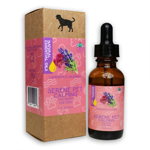 Image of Calm Paws Serene Pet Lavender and Valerian Calming Essential Oil for Dogs