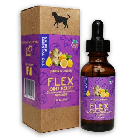 Image of Calm Paws Flex Lemon and Ginger Joint Relief Essental Oil for Dogs