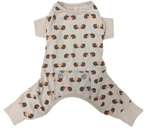 Image of Fashion Pet Hedgehog Dog Pajamas Gray
