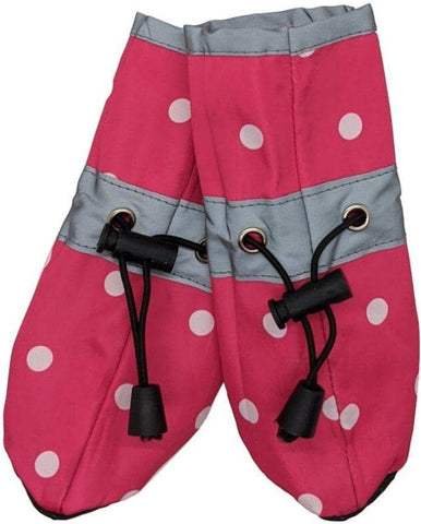 Image of Fashion Pet Polka Dog Dog Rainboots Pink