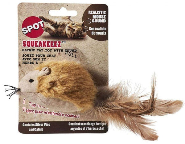 Image of Spot Squeakeeez Mouse Cat Toy Assorted Colors