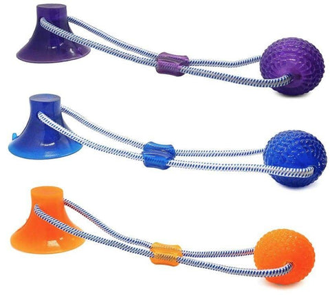 Image of Spot Press and Pull Interactive Dog Toy Assorted Colors
