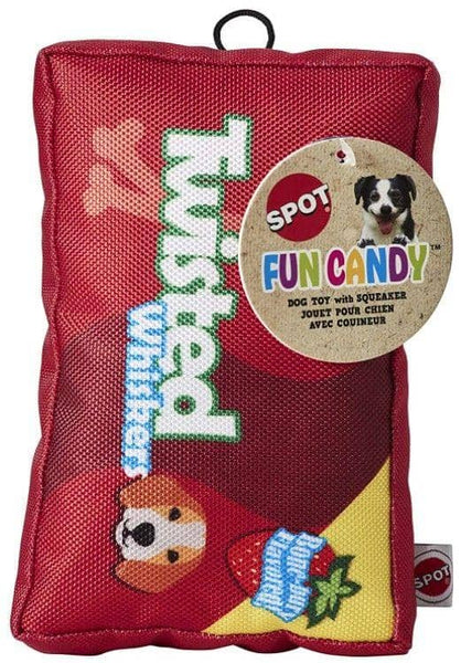 Image of Spot Fun Candy Twisted Whiskers Plush Dog Toy