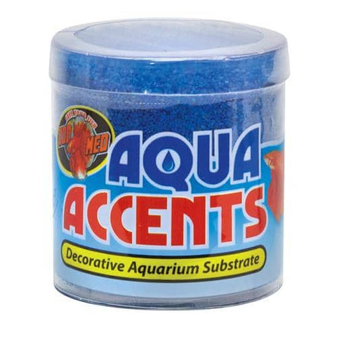 Zoo Med Aqua Accents Decorative Substrate Sand Ballistic Blue 0.5 Lb