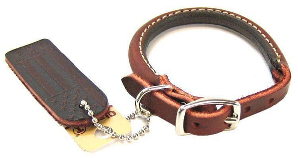 Image of Circle T Latigo Leather Round Collar