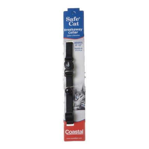 Image of Coastal Pet Safe Cat Nylon Adjustable Breakaway Collar - Black
