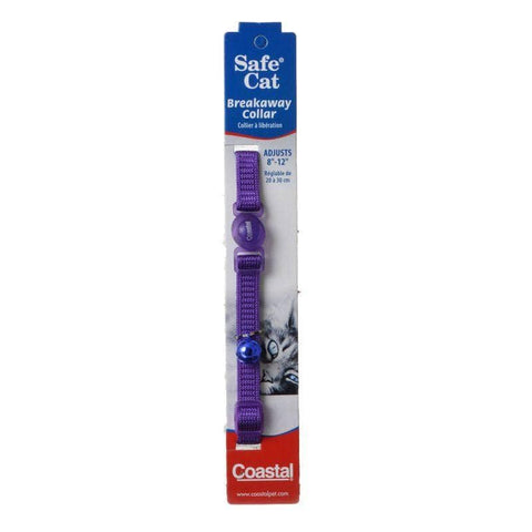 Image of Coastal Pet Safe Cat Nylon Adjustable Breakaway Collar - Purple