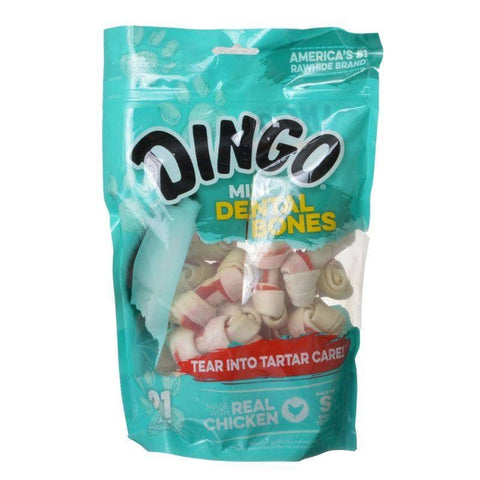 Image of Dingo Dental Bone Chicken & Rawhide Dental Chew